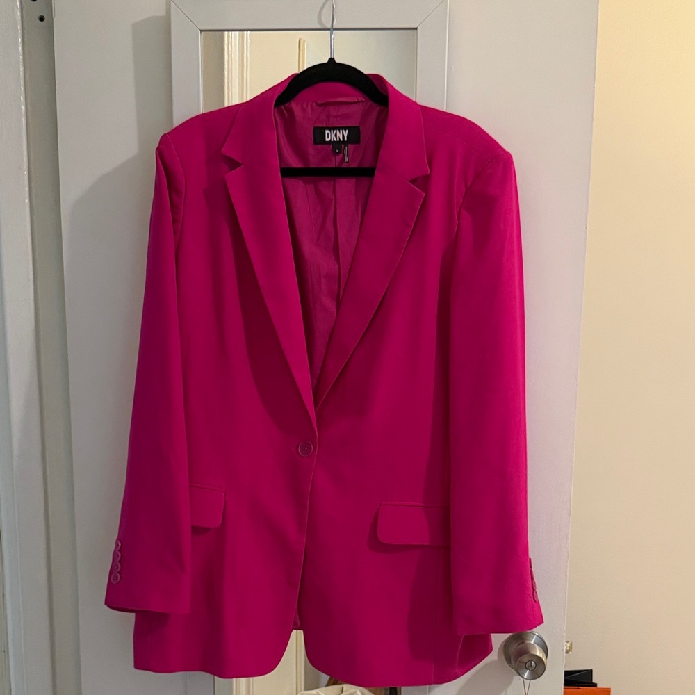 DKNY Vibrant Pink Jacket